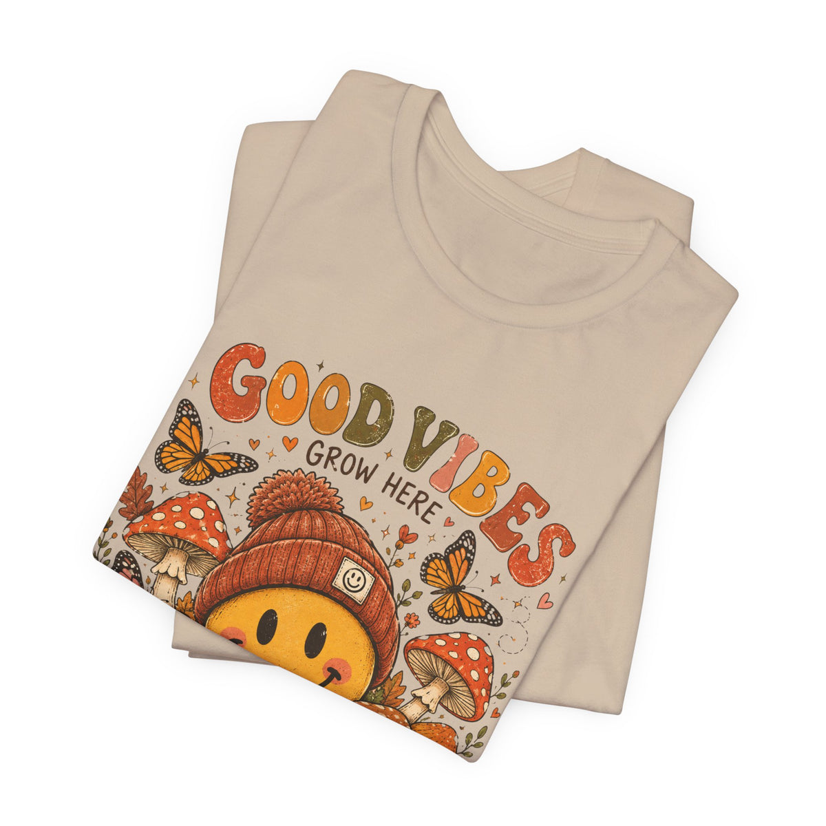 Good Vibes Grow Here Smiley Tee