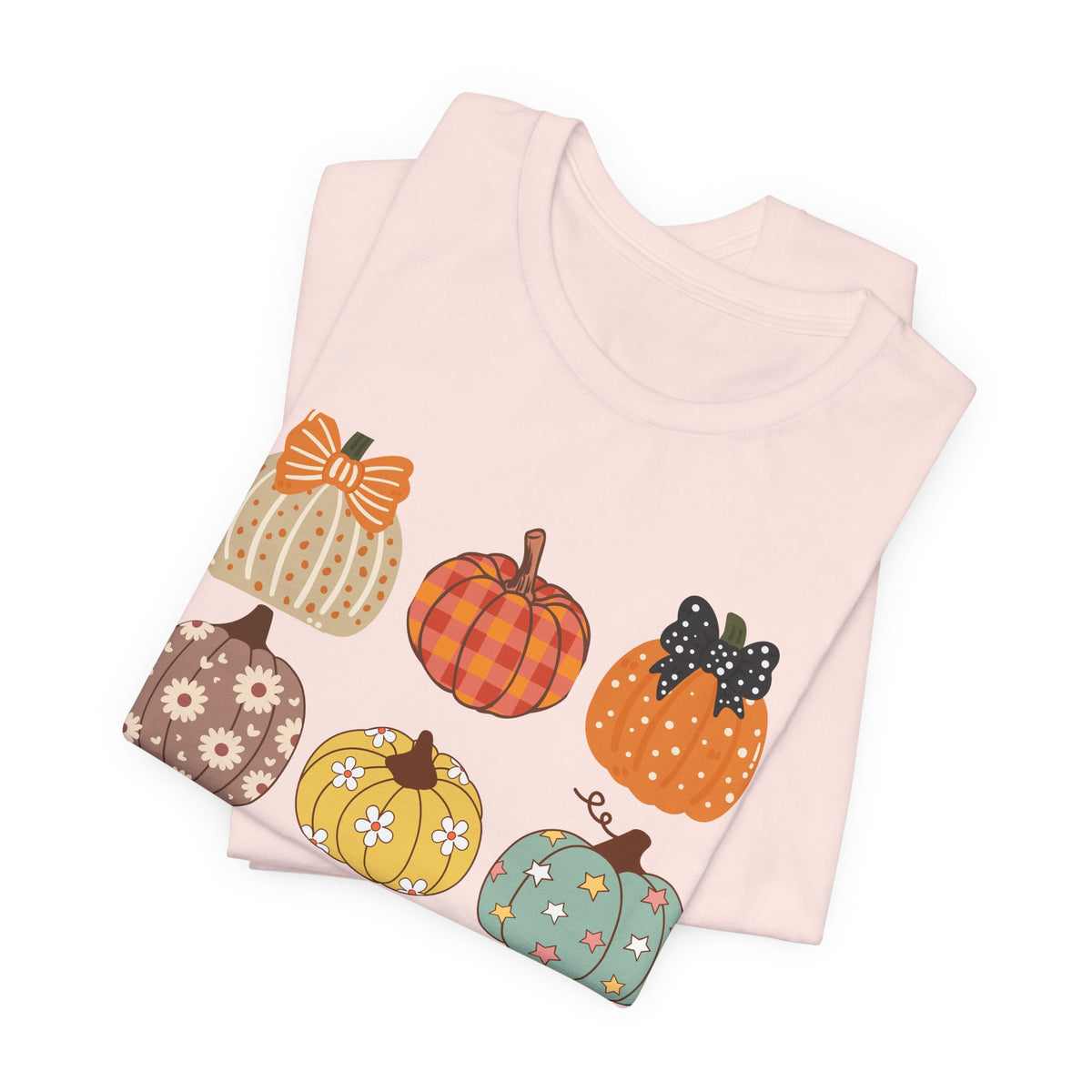 Cute Fall Pumpkins Graphic T-Shirt