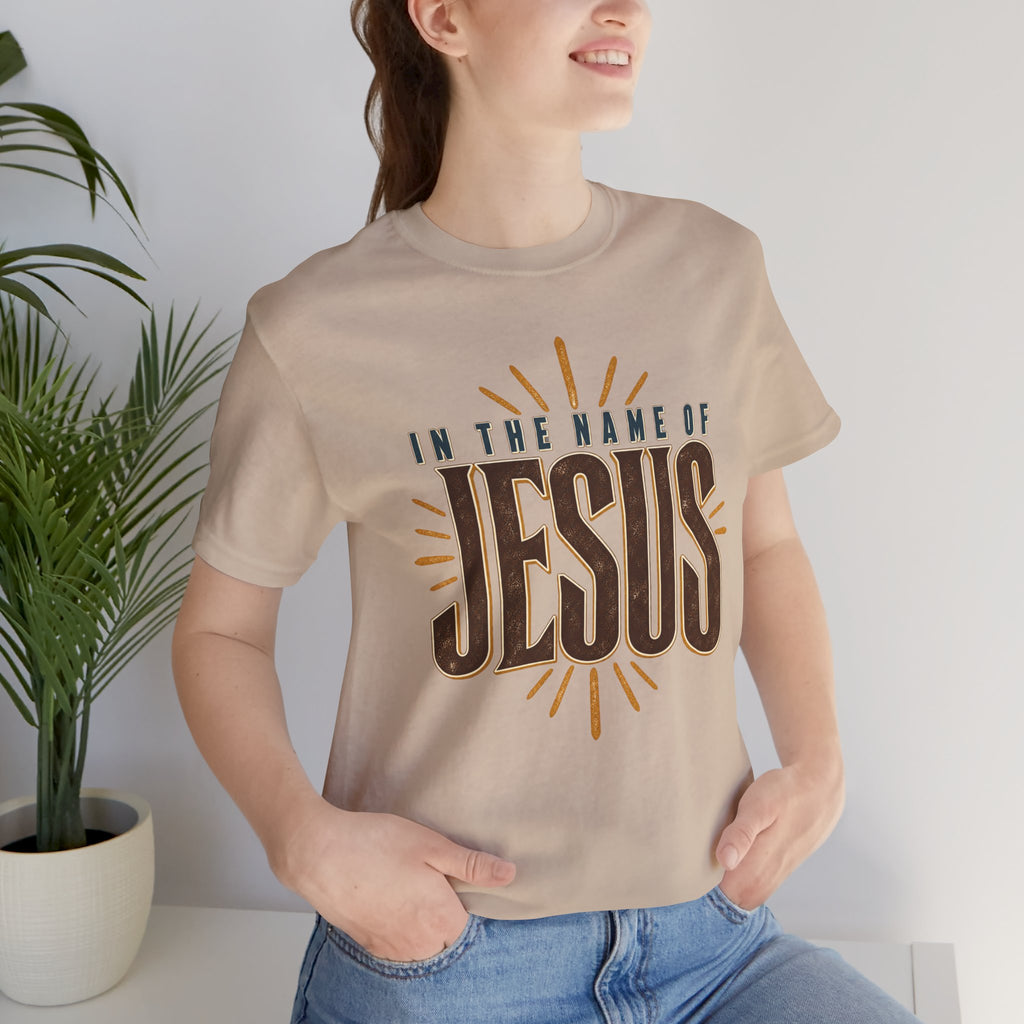 In The Name Of Jesus T-Shirt — Christian Faith Graphic Tee