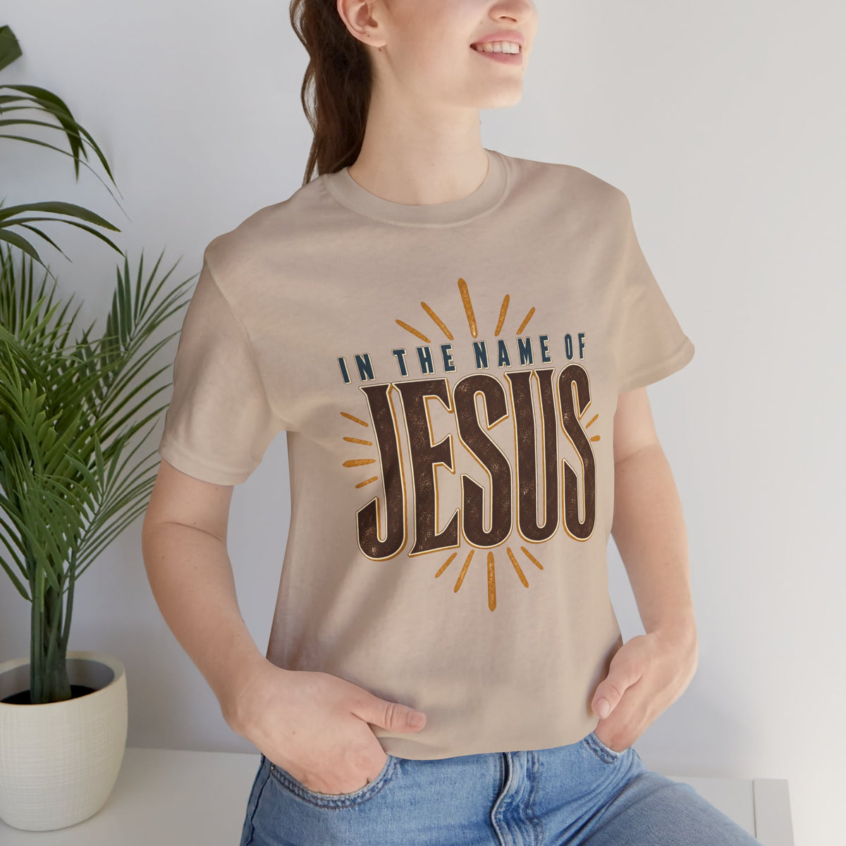 In The Name Of Jesus T-Shirt — Christian Faith Graphic Tee