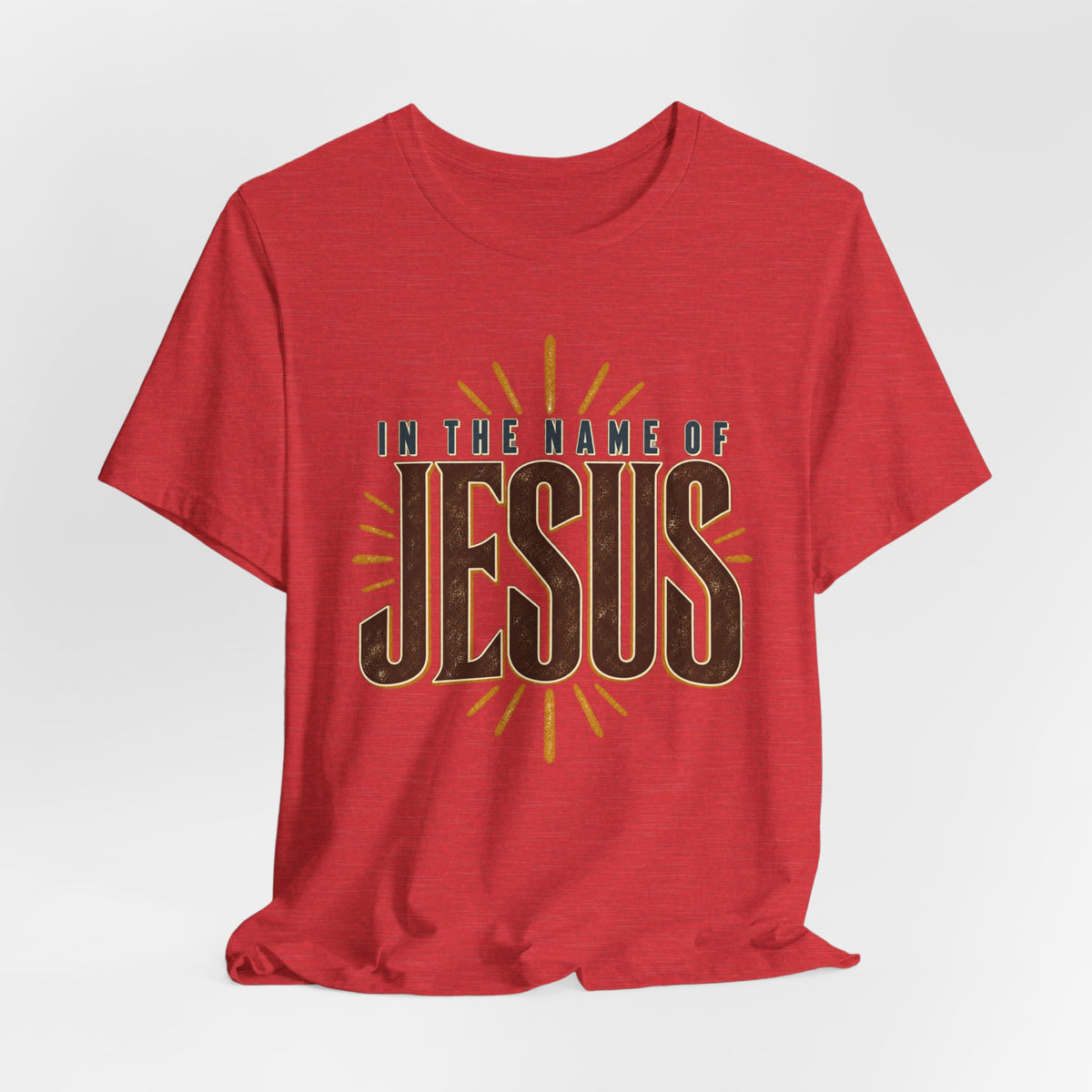 In The Name of Jesus T-Shirt — Inspirational Christian Faith Tee
