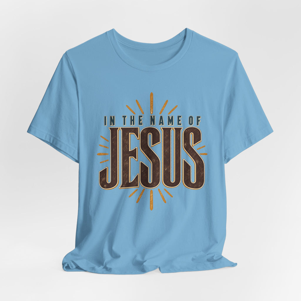 In The Name of Jesus T-Shirt — Inspirational Christian Faith Tee
