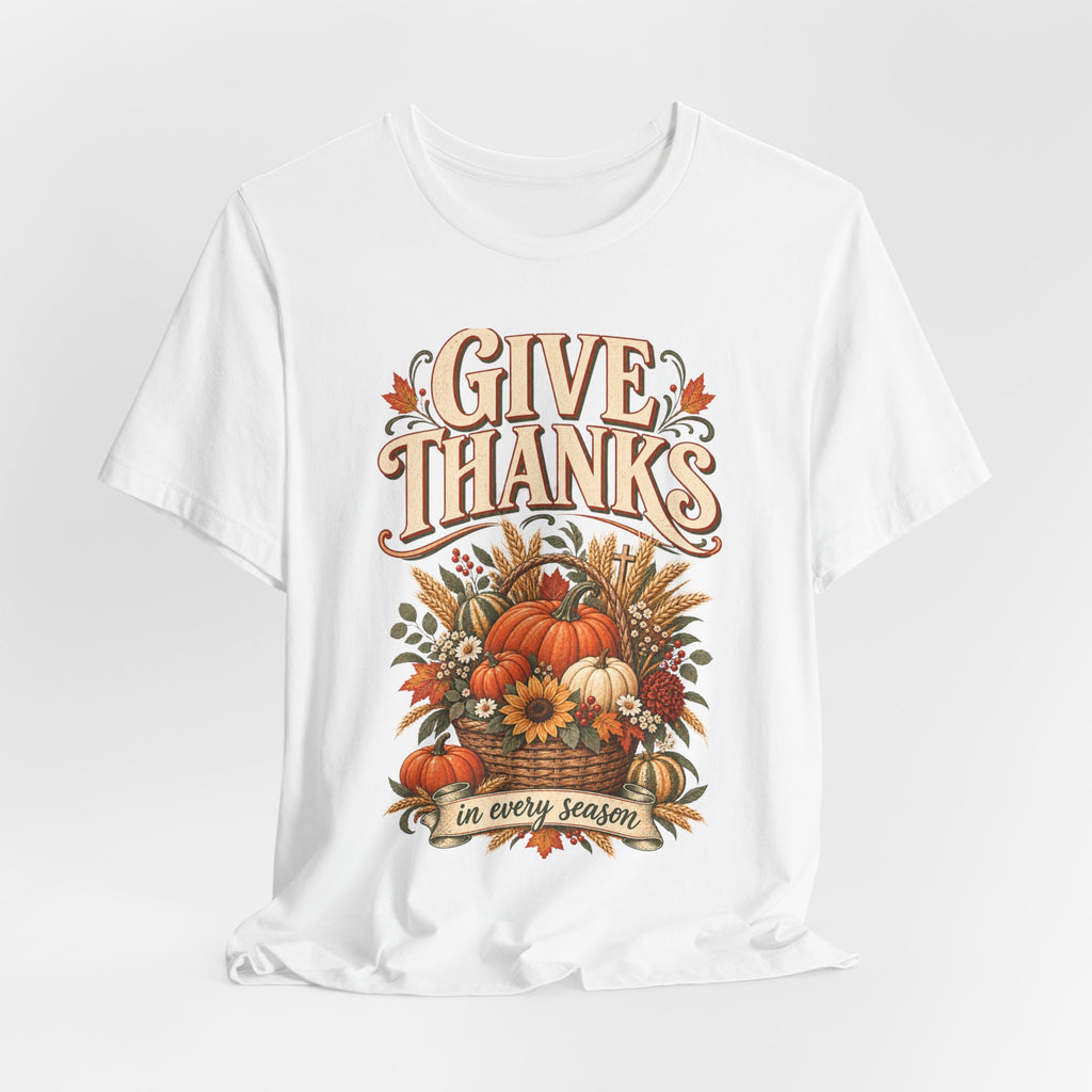 Give Thanks Pumpkin T Shirt