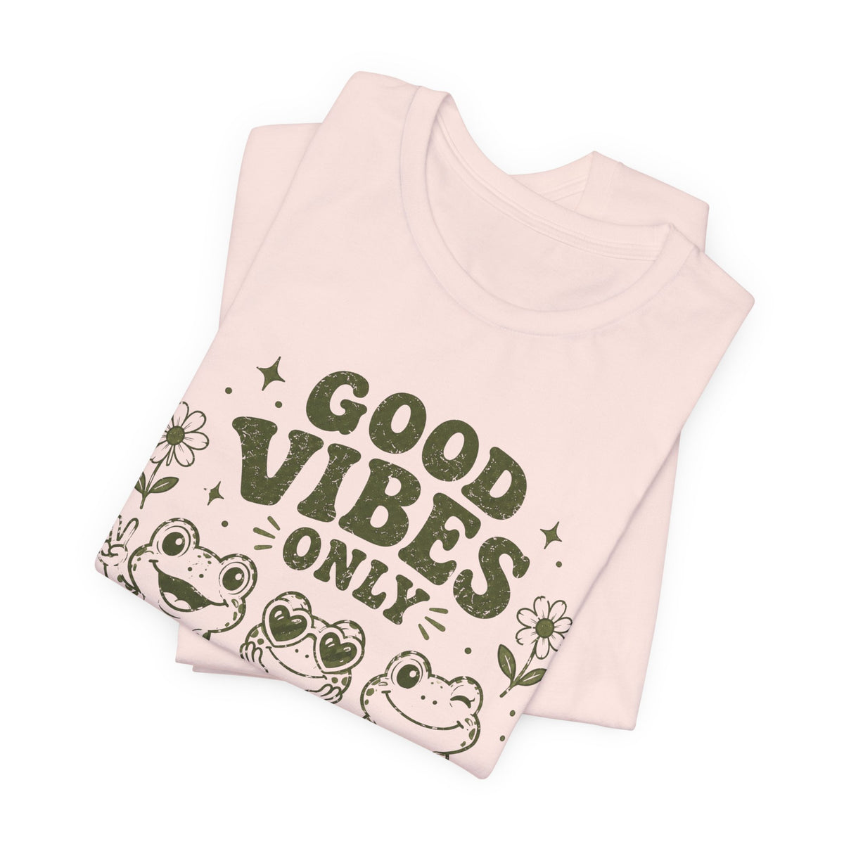 Good Vibes Only Frog T-Shirt