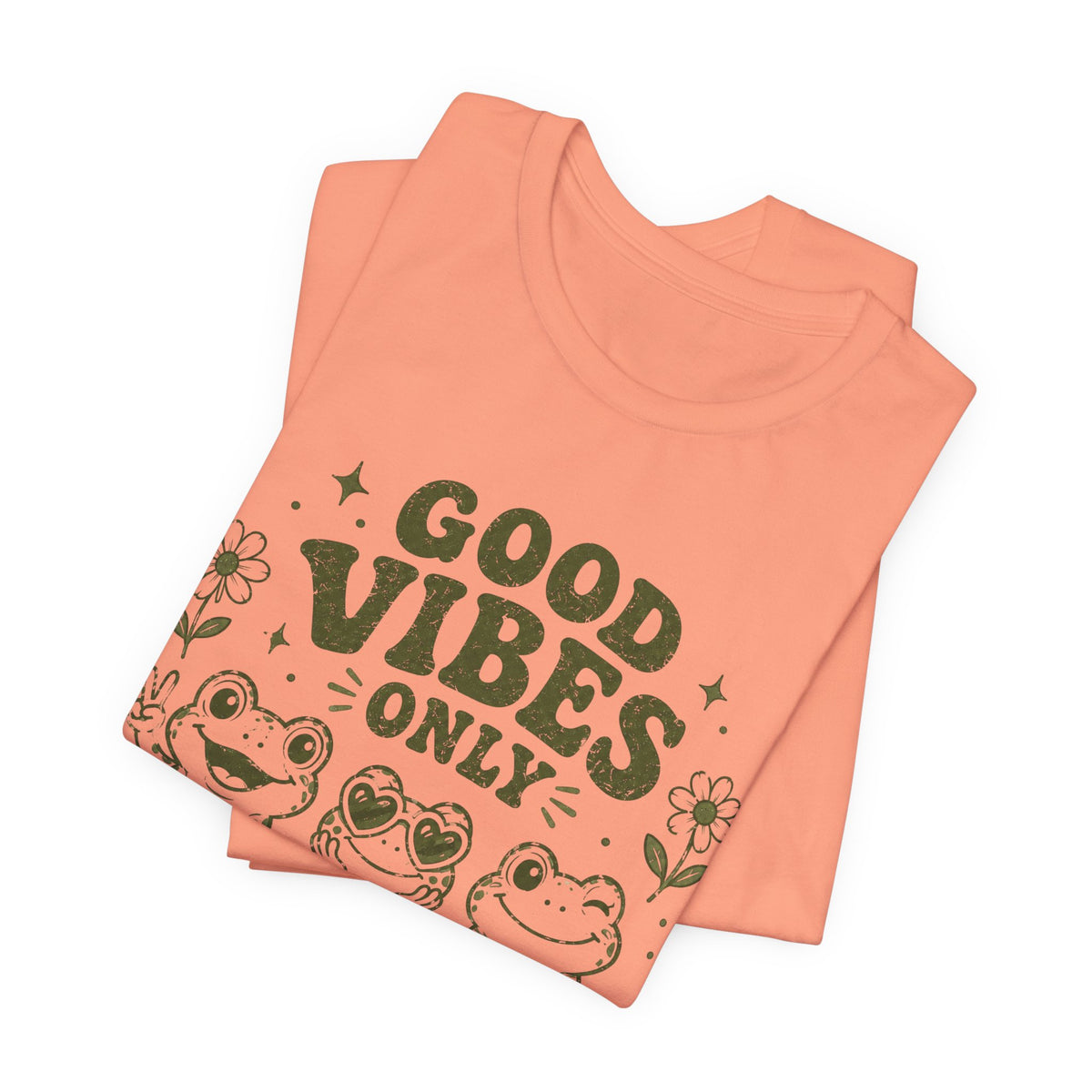 Good Vibes Only Frog T-Shirt