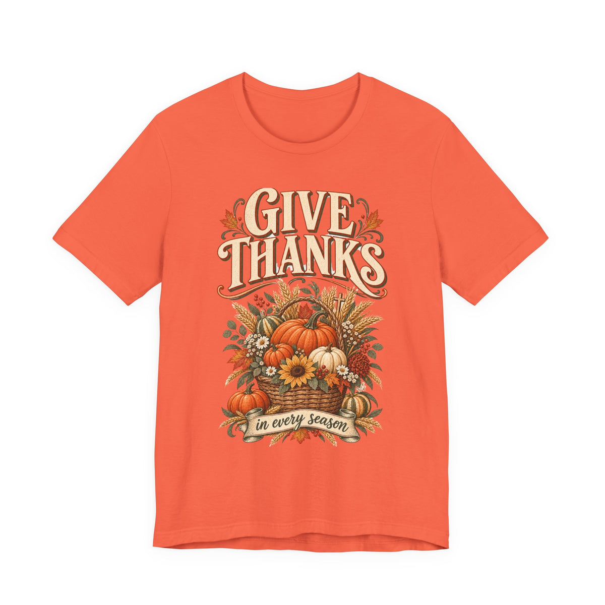 Give Thanks Pumpkin T Shirt