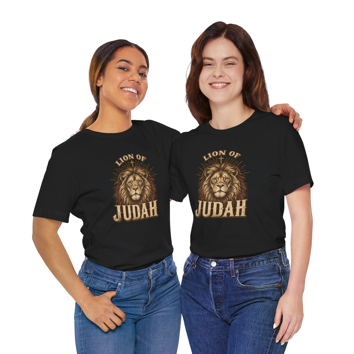 Lion of Judah T-Shirt — Christian Faith Tee with Majestic Lion Graphic