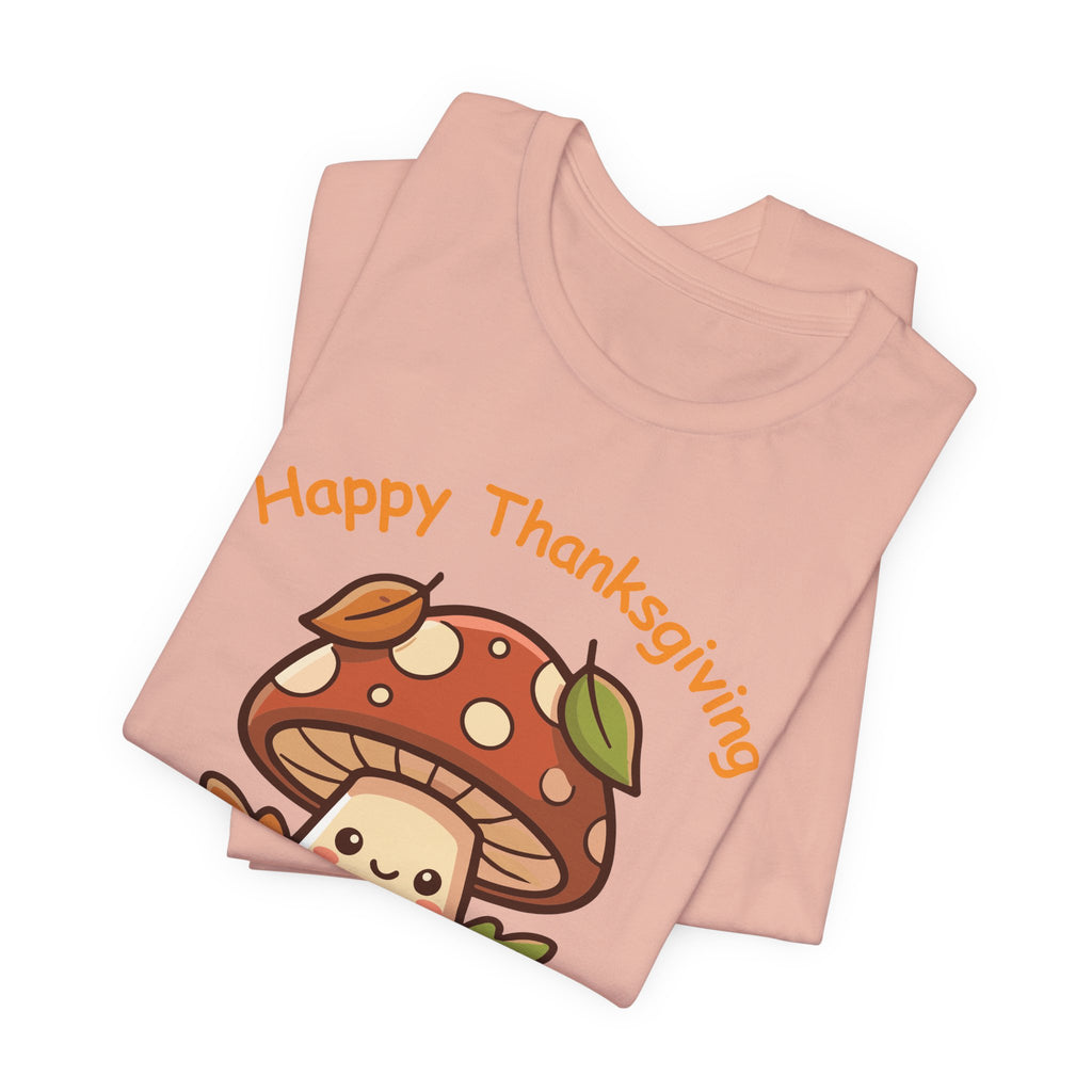 Happy Thanksgiving Cute Mushroom T-Shirt