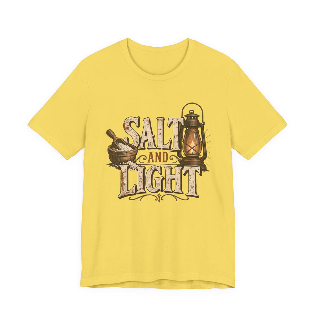Salt and Light Tee — Vintage Lantern & Mortar Graphic T-Shirt