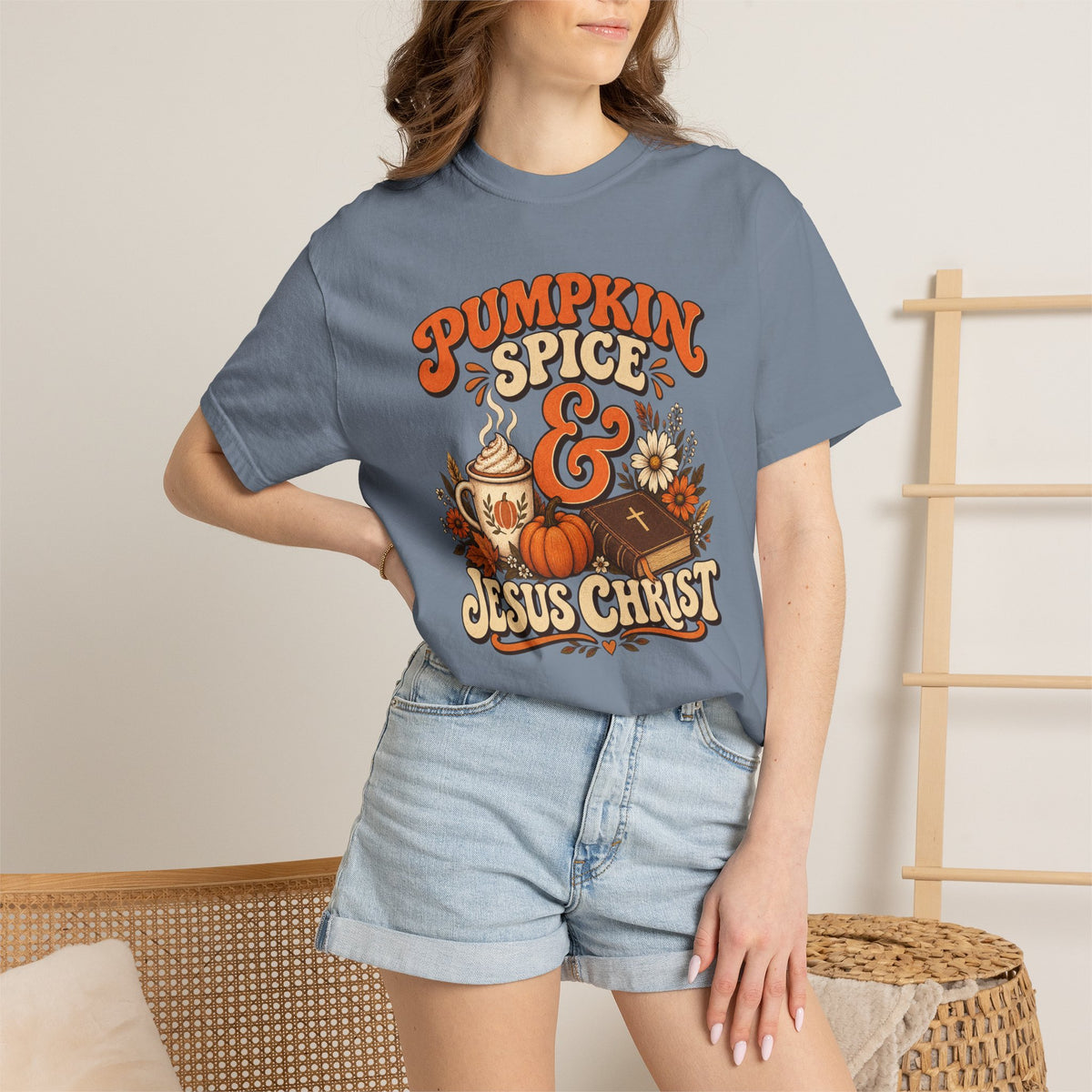 Pumpkin Spice & Jesus Christ T-Shirt