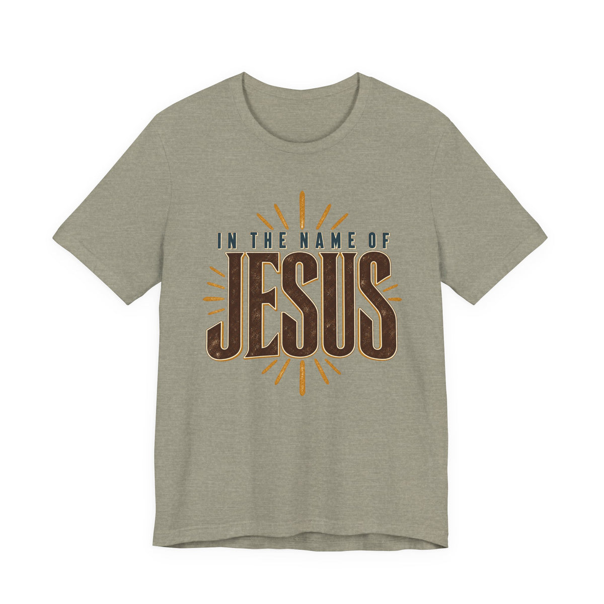 In The Name of Jesus T-Shirt — Inspirational Christian Faith Tee