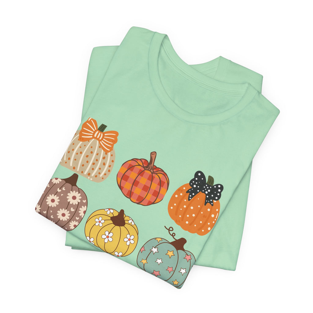 Cute Fall Pumpkins Graphic T-Shirt