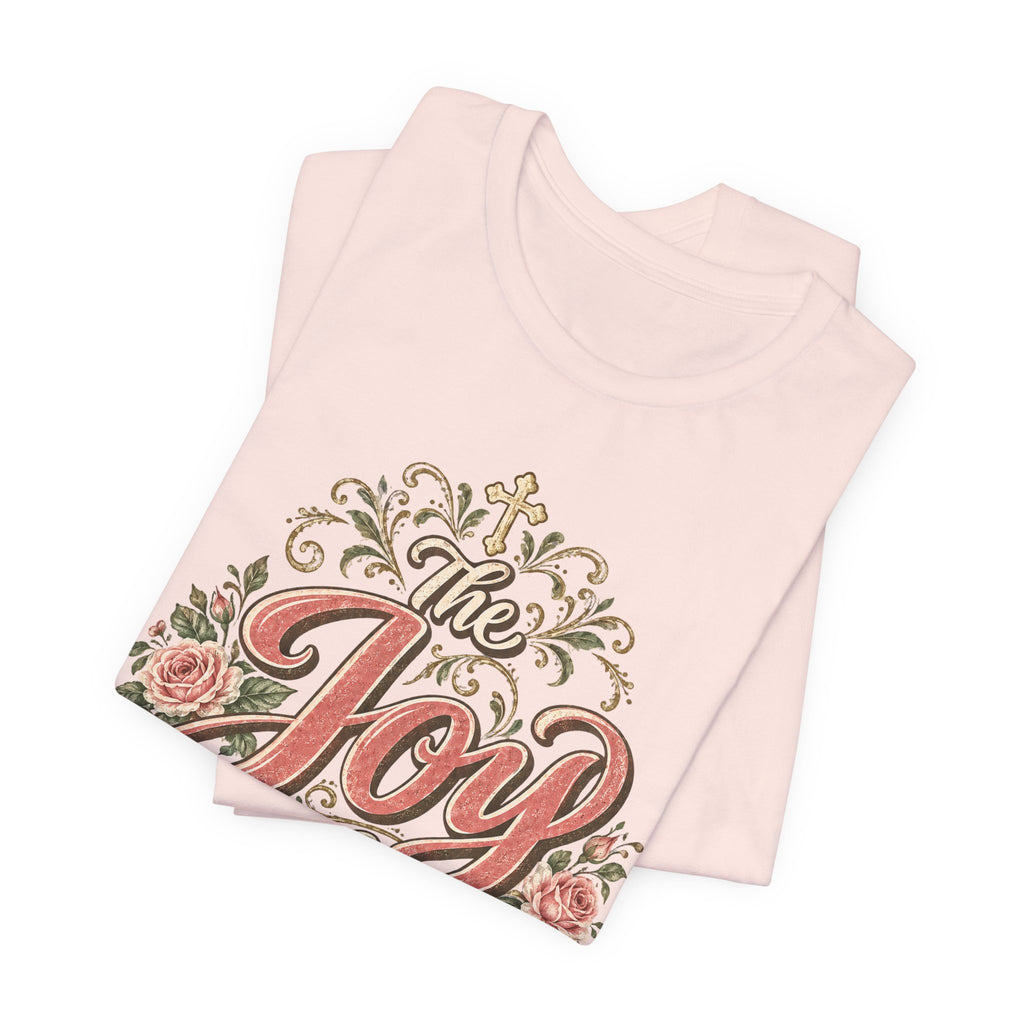 The Joy of the Lord Floral Christian Tee
