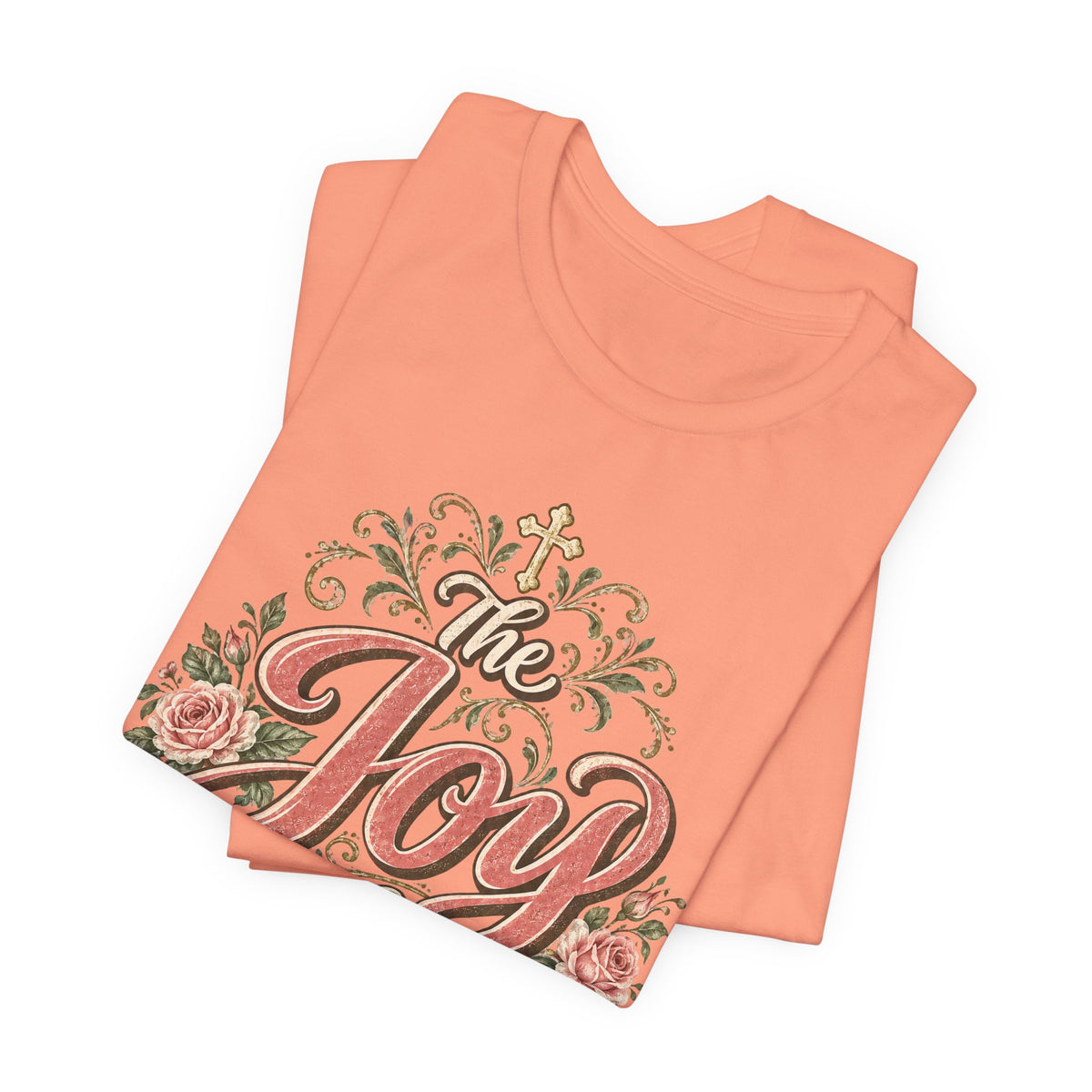 The Joy of the Lord Floral Christian Tee